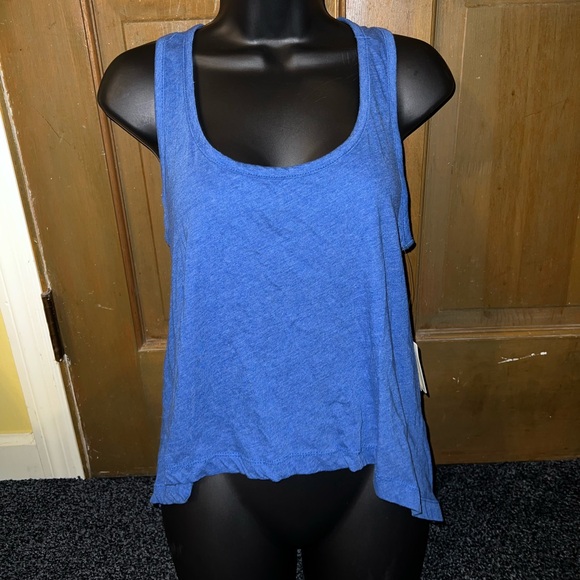 NWT Threads 4 Thought High Low Embroidered Razor Back Tank Top Size S - Picture 3 of 14
